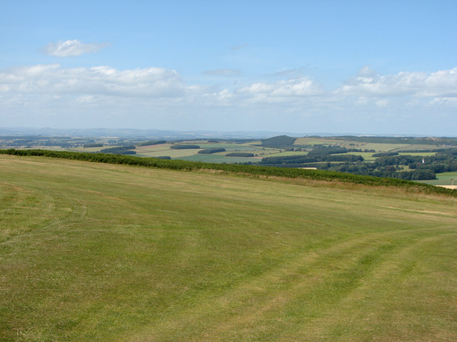 View across golf course