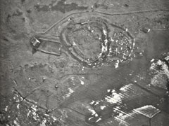 Aerial photograph of hillfort