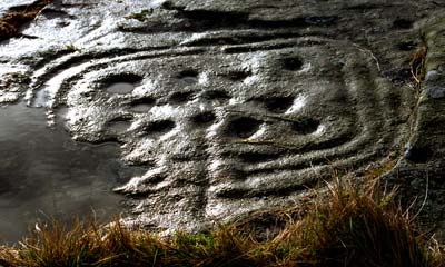 Rock art at Dod Law