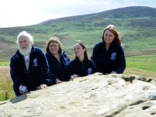 Photo of RAMP team at Lordenshaw, Northumberland