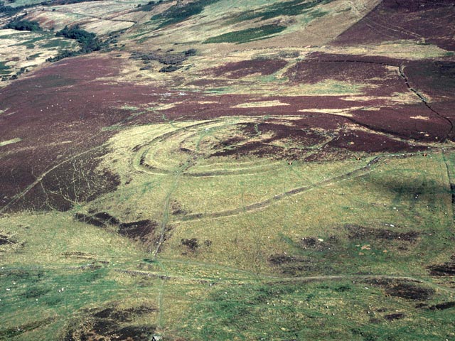 Aerial image of hillfort 
