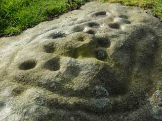 An image of cup and ring marked rock